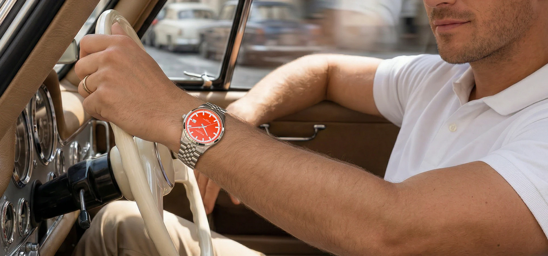 Turin Automatik Bright Red Zeitlich limitiert.